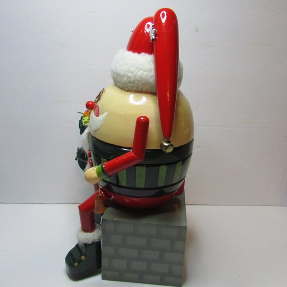 vtg Nanette Hilton Humpty Dumpty nutcracker Christmas decor 11 1/2" tall - Picture 4 of 11